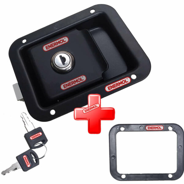 Cerradura de Embutir, bauleras, motorhome, medidas 120X93