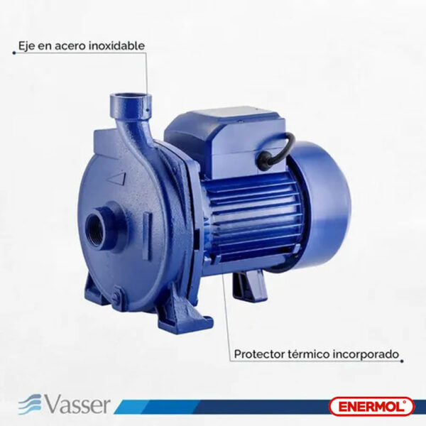Bomba Centrífuga Vasser QC75 0.75 Hp - Imagen 4