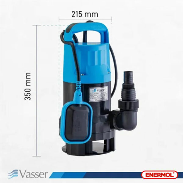 Bomba Desagote Agua Sucia Vasser De750ps 750 Watts - Imagen 6