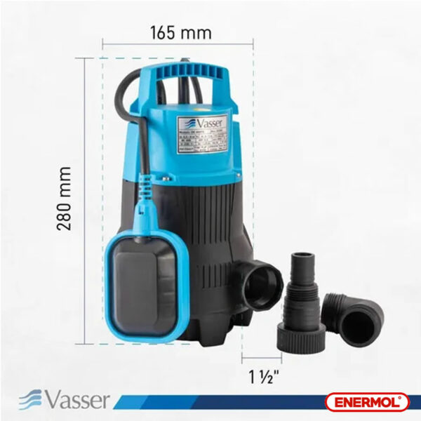 Bomba Desagote Agua Sucia Vasser De400ps 400 Watts - Imagen 4
