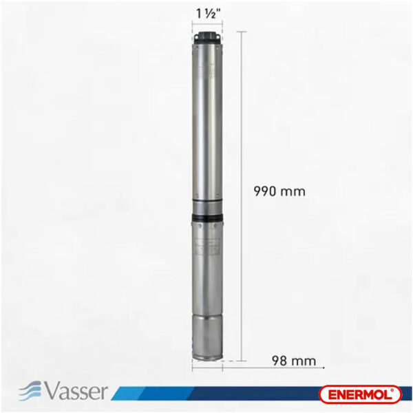 Bomba Sumergible Riego Pozo Vasser Bs4-150 4" - Imagen 6
