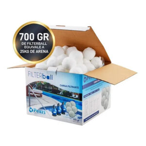 Carga Filtrante Pearl Esferas Polimero =25 Kg Arena - 700 Gr