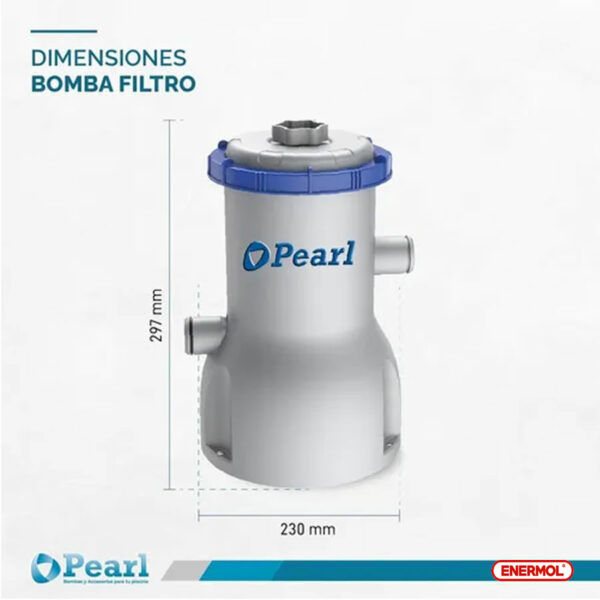 Bomba Filtro Para Pileta Lona Pearl 35 Watts - Imagen 2