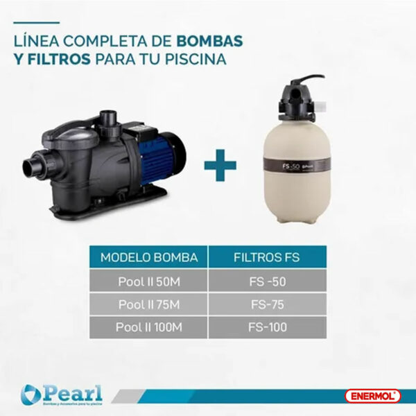 Bomba Pileta Autocebante Pearl Pool II 50m 0.5 Hp - Imagen 6