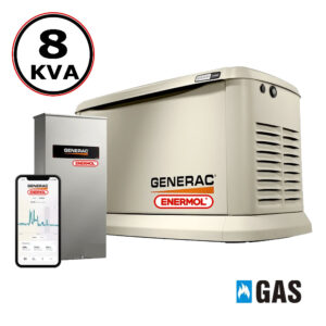 Grupo Electrógeno a Gas Generac 8kva Automatico