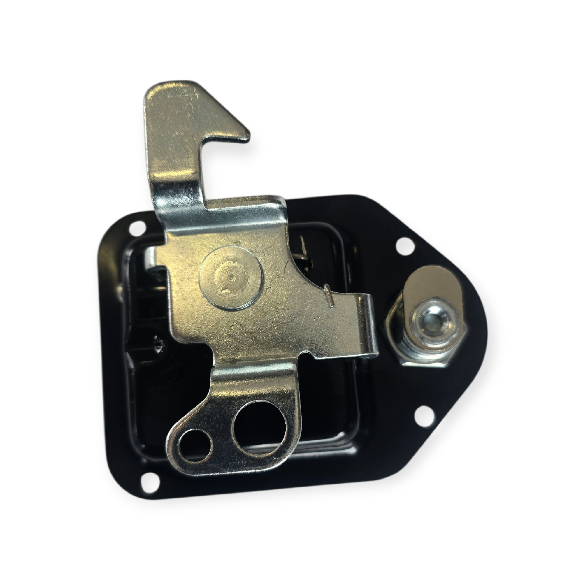 Cerradura de Embutir para Puertas de Apertura Superior, Uso Universal. Acero al carbono pintado color negro - Imagen 5