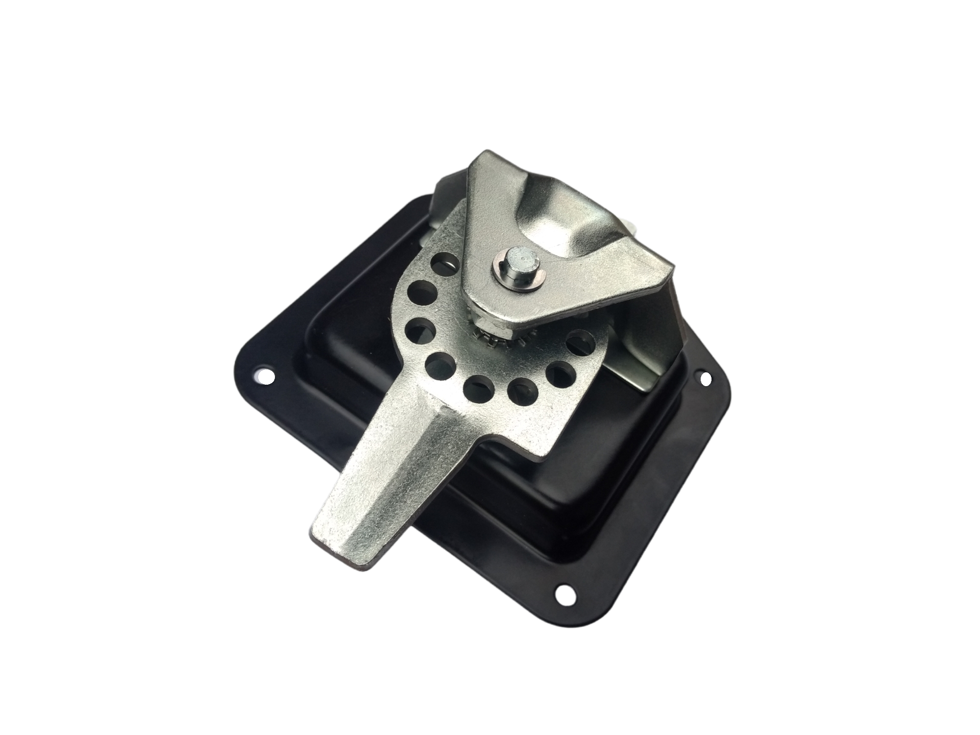 Cerradura Embutir Manija Tipo T Cromada, con regulación profundidad de cierre - Imagen 2