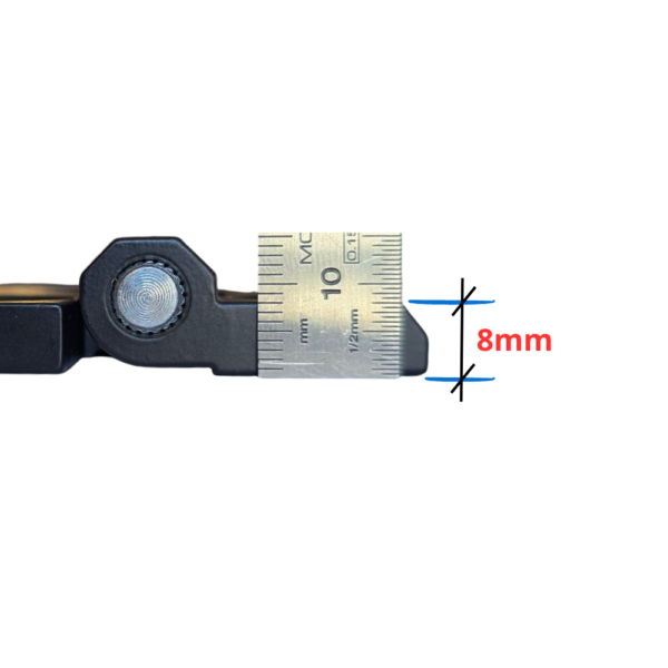Bisagra de aleación de zinc, medidas 60m x 60mm x 8mm - 4 Agujeros - Imagen 5